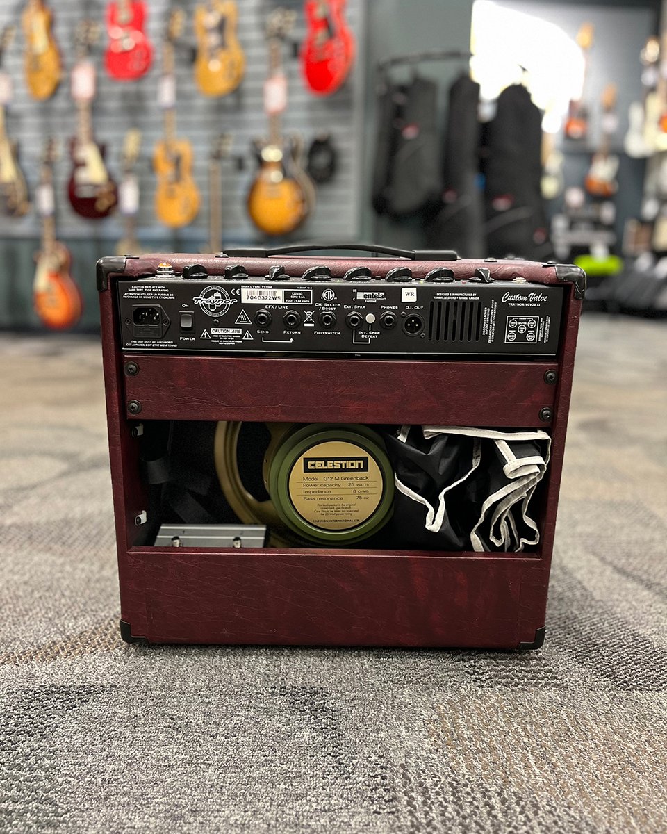 Let's start today with a Gear Hunter deal! 😍

Check out this used Traynor YCV20WR 1x12 All-Tube Guitar Combo Amp in Wine Red. 🔥

Regular price $1369 - Grab this amp for $799 with a free one-year warranty! 😱

Tap the link for more info. 👉 bit.ly/4eSD6FM