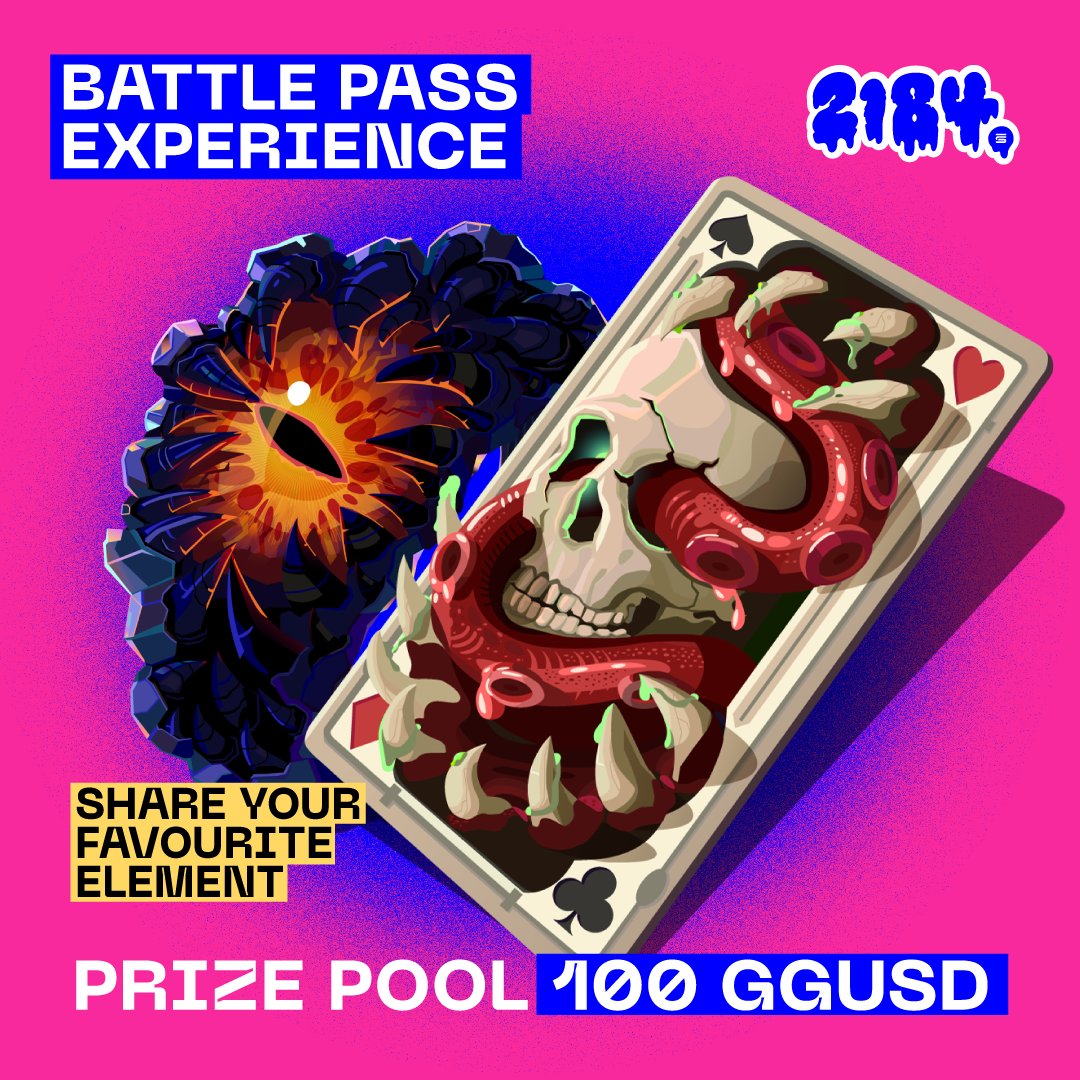 Gas Hero Official (@gasheroofficial) on Twitter photo 100 GGUSD up for grabs! 😘
What’s your favourite element in the Battle Pass? Share it below for a chance to win from our 100 GGUSD prize pool! 💫
How to enter:
1️⃣ Like, RT & follow <a href="/2184Official/">2184 | Game by FSL</a>
2️⃣ Comment with your favourite element from the Battle Pass (a screenshot or 100 GGUSD up for grabs! 😘
What’s your favourite element in the Battle Pass? Share it below for a chance to win from our 100 GGUSD prize pool! 💫
How to enter:
1️⃣ Like, RT & follow <a href="/2184Official/">2184 | Game by FSL</a>
2️⃣ Comment with your favourite element from the Battle Pass (a screenshot or