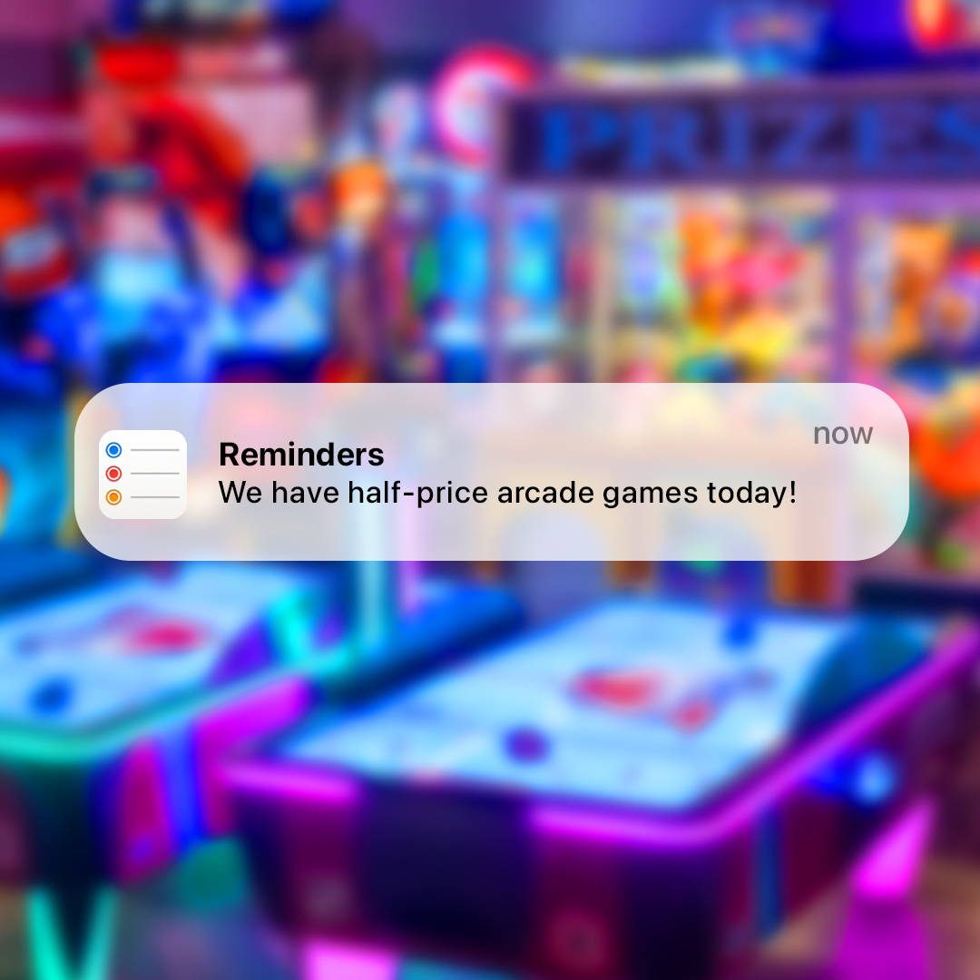 Don’t ignore the notification!

We’ll see you today and every Wednesday for half-price arcade games from open - close at Bowlero locations nationwide 🕹️