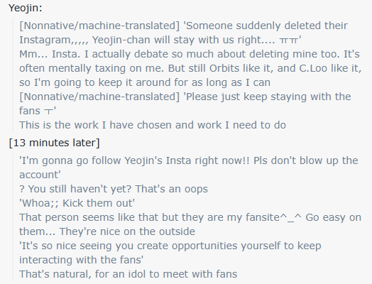 litell_johnn's tweet image. Chat highlights: Yeojin on keeping her Instagram around (250723)
Text links:
reddit.com/r/LOONA/commen…