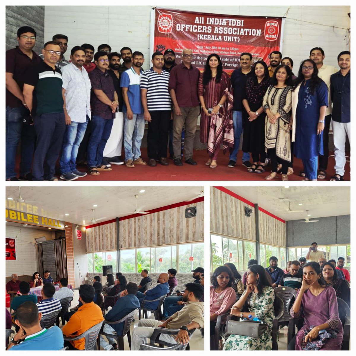 IdbiFor's tweet image. Meeting Organised by Kerla Unit AIIDBIOA
We Oppose Privatization of IDBI Bank
#StopSellofIDBIBank
@RBI