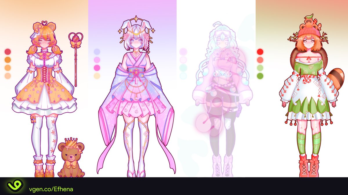 Efhena's tweet image. Available adoptables ✨(´▽`ʃ♡ƪ)
30USD each - VgenShop:
vgen.co/Efhena/shop
It includes: PNG file
✿ Commercial use ✿
✨ No Rules✨
DM if you have any questions
#adoptables #Vtubers #VtubersEN #adoptables #vtuber #OC #Adopt #vgen