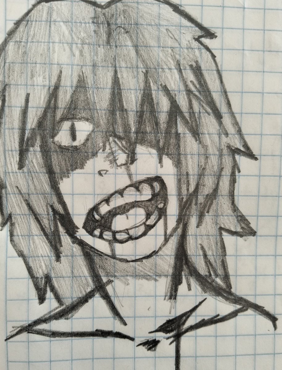 _Darck509_'s tweet image. And another sketck cause im bored in class :3