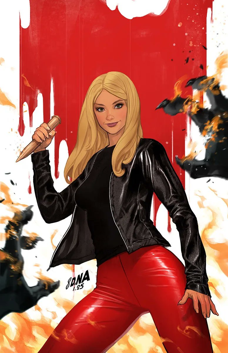 NateCosby's tweet image. BUFFY THE VAMPIRE SLAYER
ANGEL
Two ongoing series published by @DynamiteComics
Both written by Kelly Thompson
Covers by David Nakayama
Packaged & Edited by Nate Cosby
More info comin' soon
cbr.com/buffy-and-ange…