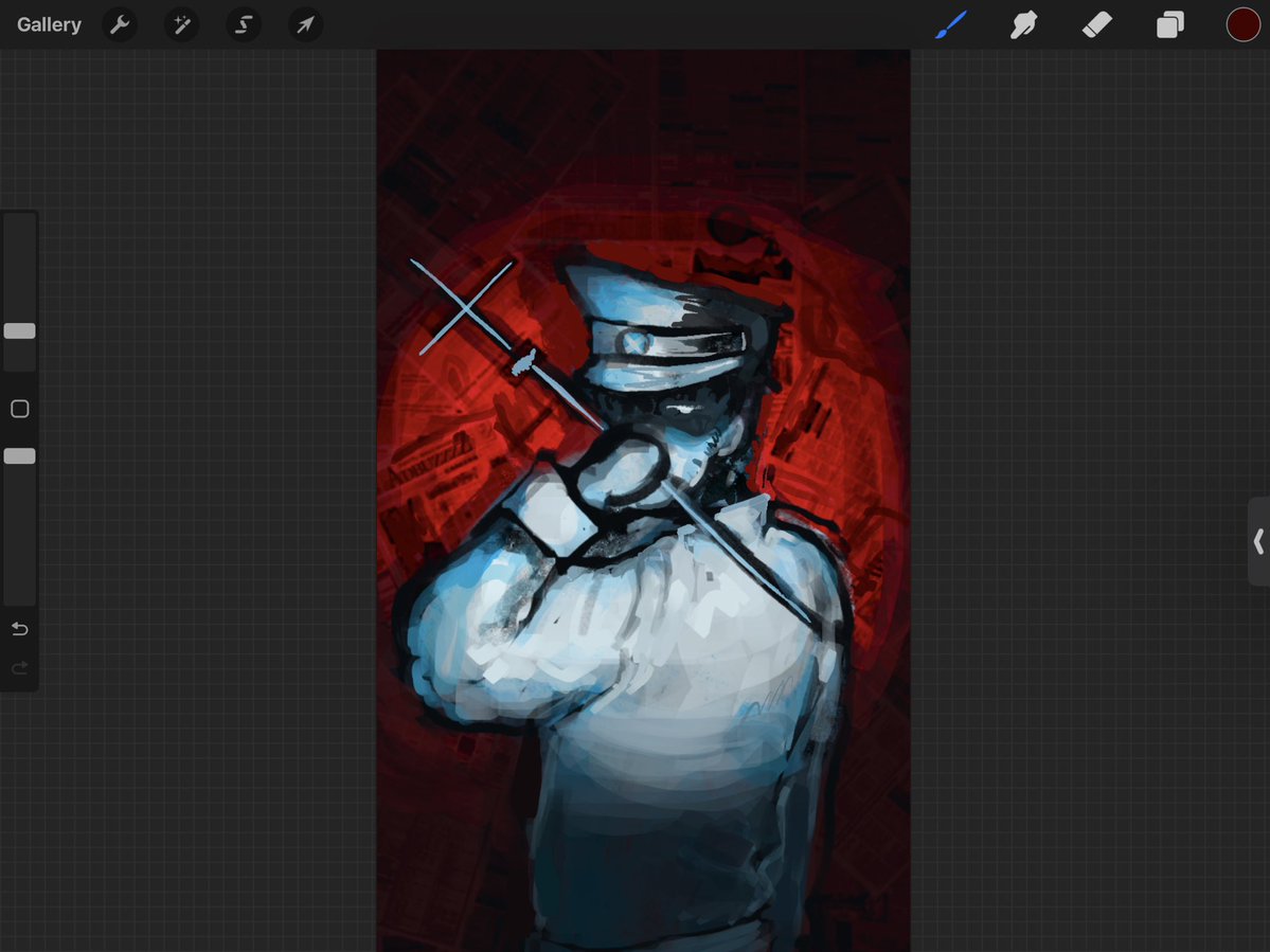 mushuunosik's tweet image. Wip// First time doing oc art in WEEKS its feel so weird to draw anything else than squid game wth