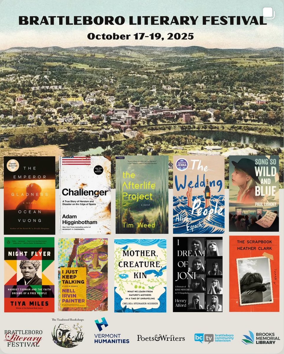 Plathbiography's tweet image. Come hear me and Aria Aber at our debut fiction panel this fall at the Brattleboro Literary Festival! Honored to be on this incredible roster. brattleborolitfest.org