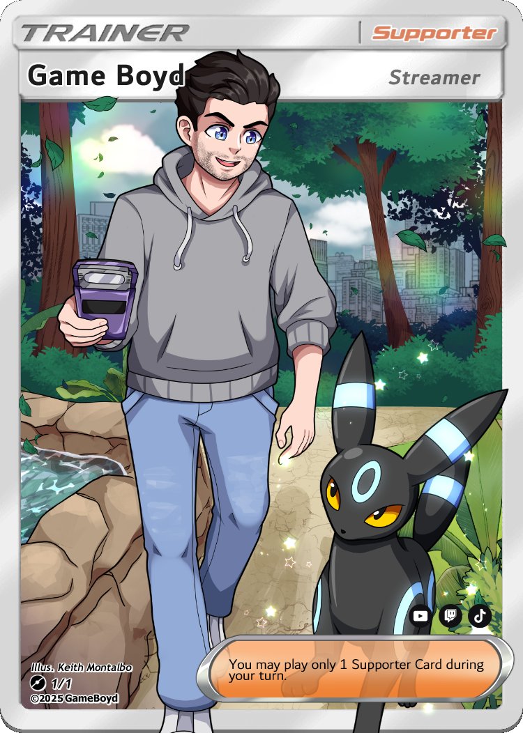 KeithMontalbo's tweet image. Pokemon Card Illustration commissioned by @Game_Boyd. Thanks