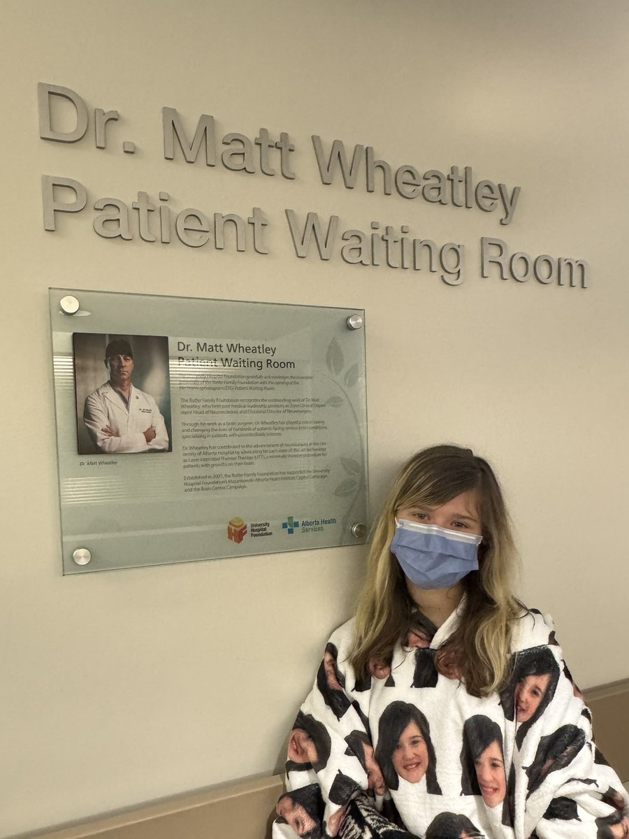 Dr Wheatley was Morgan’s neurosurgeon in 2021 when she had brain surgery. Love that he is being honoured 💜