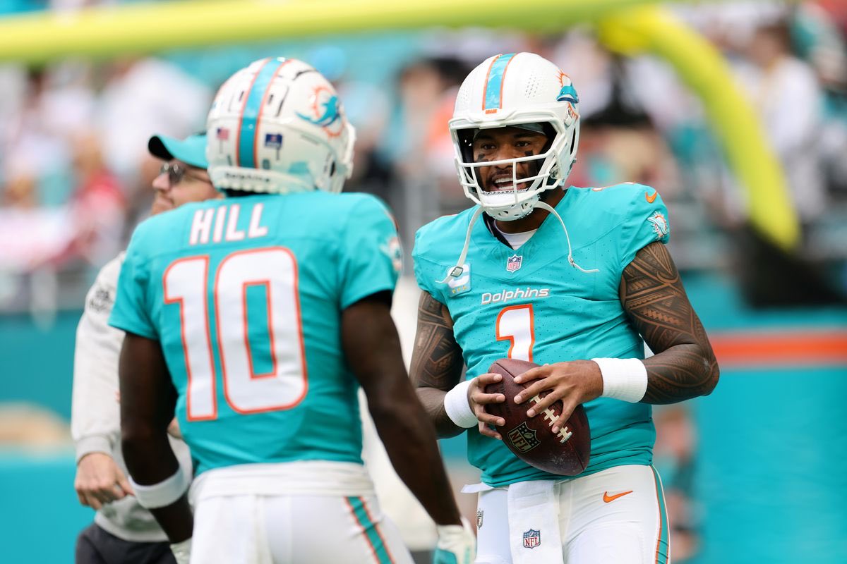FinsXtra's tweet image. 🗣️ Tua Tagovailoa on Tyreek Hill’s end of the season comments following the loss vs. New York Jets last season
“When you say something like that you don’t just come back with ‘My bad.’ You gotta work that relationship up. He is working on himself.” (@CameronWolfe) #PhinsUp