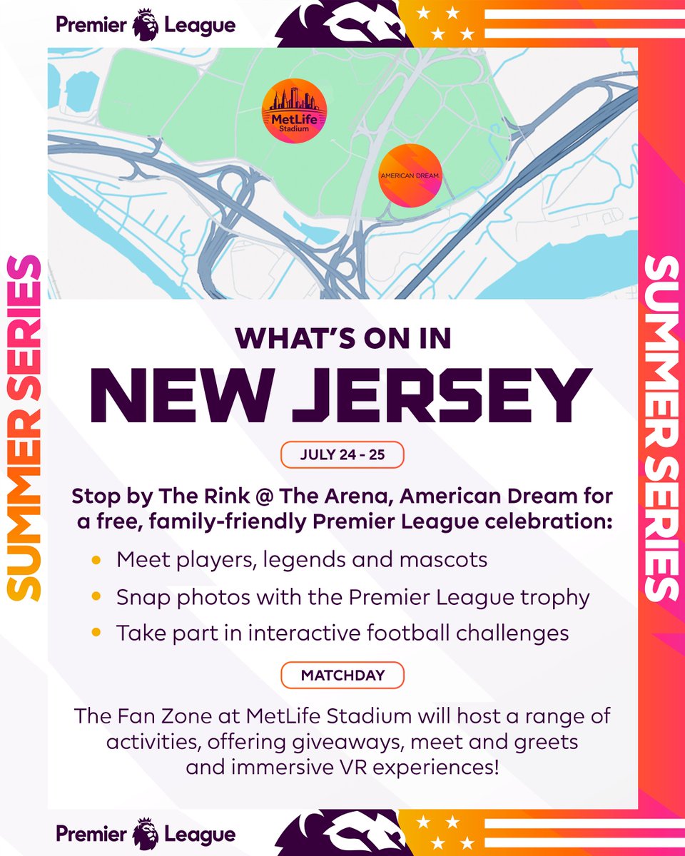 𝙉𝙚𝙬 𝙅𝙚𝙧𝙨𝙚𝙮𝙮𝙮 🏙️

Look out for some special player appearances tomorrow at <a href="/americandream/">American Dream</a> from 2-5pm! 👀