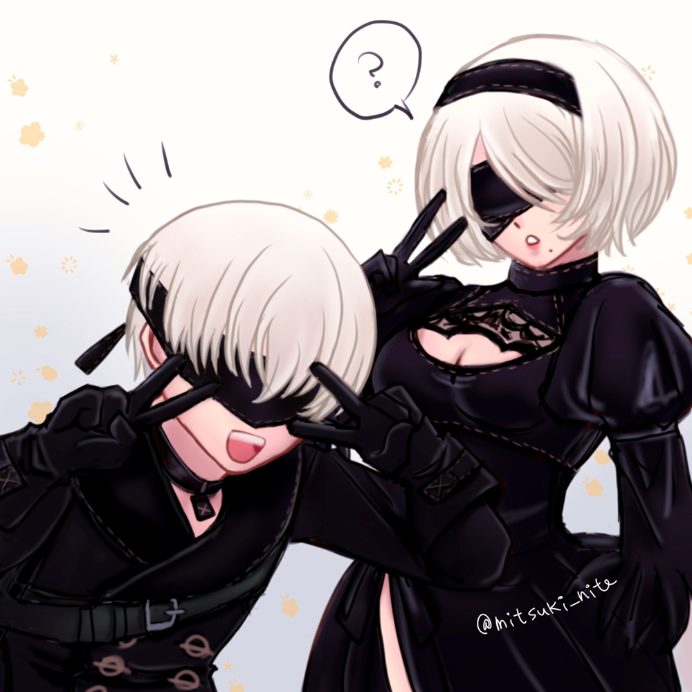 mitsuki_nite's tweet image. First 9S 2B art & Latest
←2021年 2025年→
#独学でここまで成長したから一緒に頑張ろう