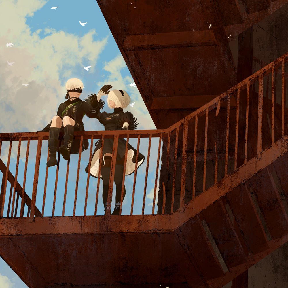 mitsuki_nite's tweet image. First 9S 2B art & Latest
←2021年 2025年→
#独学でここまで成長したから一緒に頑張ろう