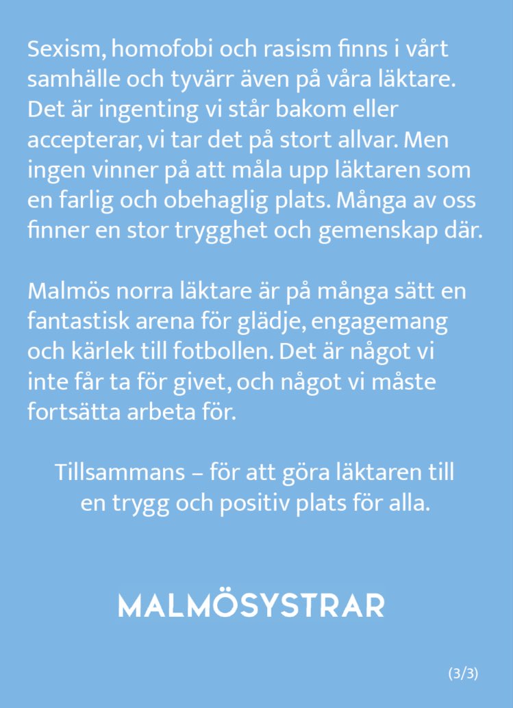 Malmösystrar tweet media