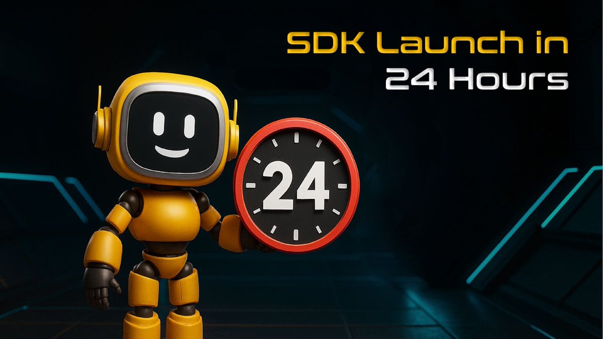 🚨 The wait is over.

TypeAI SDK is officially launching in 24 hours.

This is a game-changer for Web3 adoption.

With just text or voice, any dApp can now let users interact with crypto like they’re chatting with a friend and instantly turn that into on-chain transactions.

👉