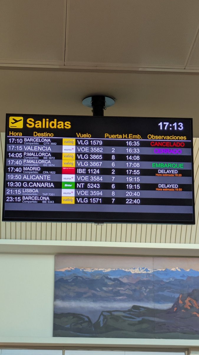 A ver si adivináis quién tenía que estar volando a Barcelona 🫠🫠🫠