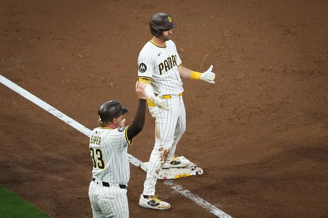 sdutKevinAcee's tweet image. “We have a lot of regulars on our team, and we’re trying to win a division. I know my role. I know why I’m here.”
Padres pregame: Tyler Wade gets first July start in rubber game vs. Marlins
sandiegouniontribune.com/2025/07/23/pad…