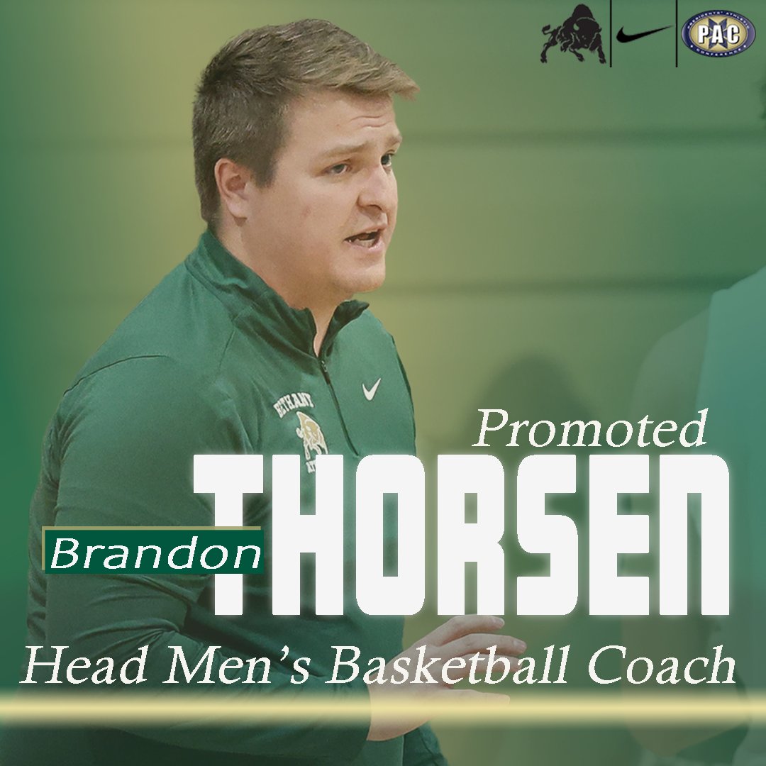 Bethany Athletics (@bethanywv_bison) on Twitter photo Sticking around- just with a new title.
Head Coach Brandon Thorsen is taking over <a href="/bethanywvmbb/">Bethany College Men's Basketball</a>!
Find the release here: bethanybison.com/news/2025/7/23…
#RollBison Sticking around- just with a new title.
Head Coach Brandon Thorsen is taking over <a href="/bethanywvmbb/">Bethany College Men's Basketball</a>!
Find the release here: bethanybison.com/news/2025/7/23…
#RollBison