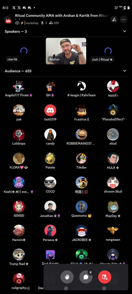 Guruji (Ø,G) 🍚 ⛓ (@guruji0335) on Twitter photo Today <a href="/ritualfnd/">Ritual Foundation</a> Ama are I join it and learn lot of new things there I love it
Strong team with strong community 💪💪💪
<a href="/joshsimenhoff/">Josh (❖,❖)</a> <a href="/Jez_Cryptoz/">Jez ritual/acc (❖,❖)</a> <a href="/ritualnet/">Ritual</a> Today <a href="/ritualfnd/">Ritual Foundation</a> Ama are I join it and learn lot of new things there I love it
Strong team with strong community 💪💪💪
<a href="/joshsimenhoff/">Josh (❖,❖)</a> <a href="/Jez_Cryptoz/">Jez ritual/acc (❖,❖)</a> <a href="/ritualnet/">Ritual</a>