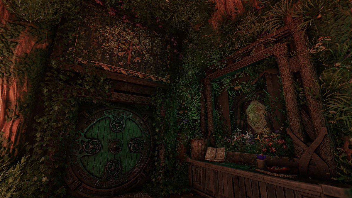 KeenGamesStudio's tweet image. This cozy treehouse entrance by paps2k caught our eye! What do you think hides behind these doors? 👀🌳