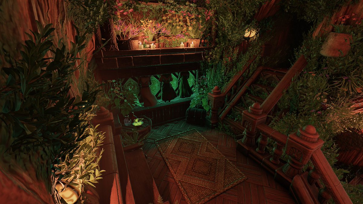 KeenGamesStudio's tweet image. This cozy treehouse entrance by paps2k caught our eye! What do you think hides behind these doors? 👀🌳