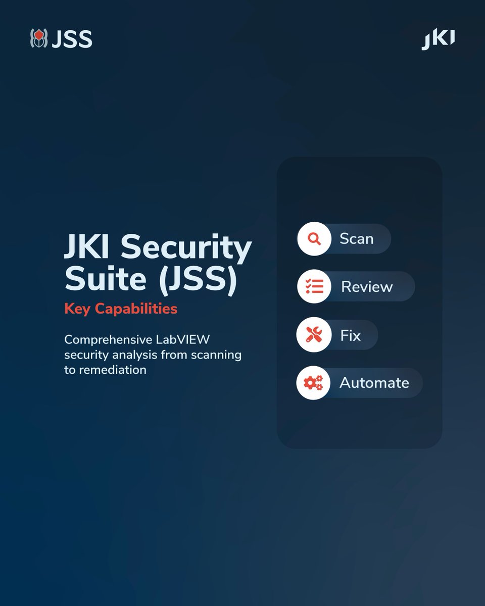 jkisoftware's tweet image. Secure Your LabVIEW Applications to Federal Standards
Comprehensive LabVIEW security analysis from scanning to remediation

👉 Request Demo : jki.net/jki-security-s…