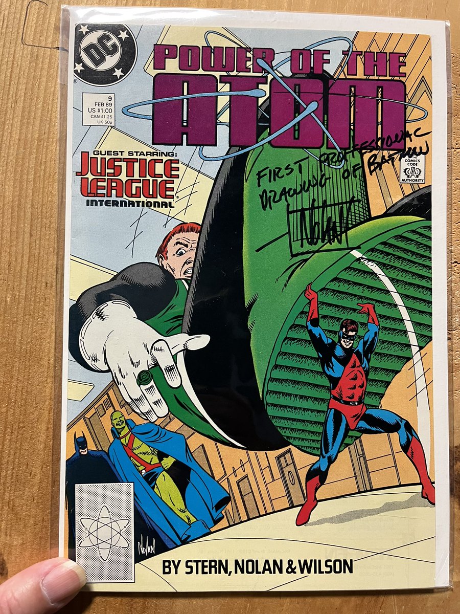 StipplingV's tweet image. Signed Comics
Day 203 of 365
Power of the Atom 9
@gnolan12