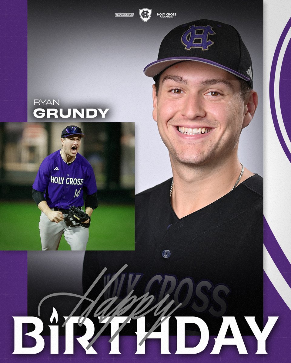 HCrossBaseball's tweet image. Happy birthday, @RyanGrundy18 🥳🥳🥳

#GoCrossGo