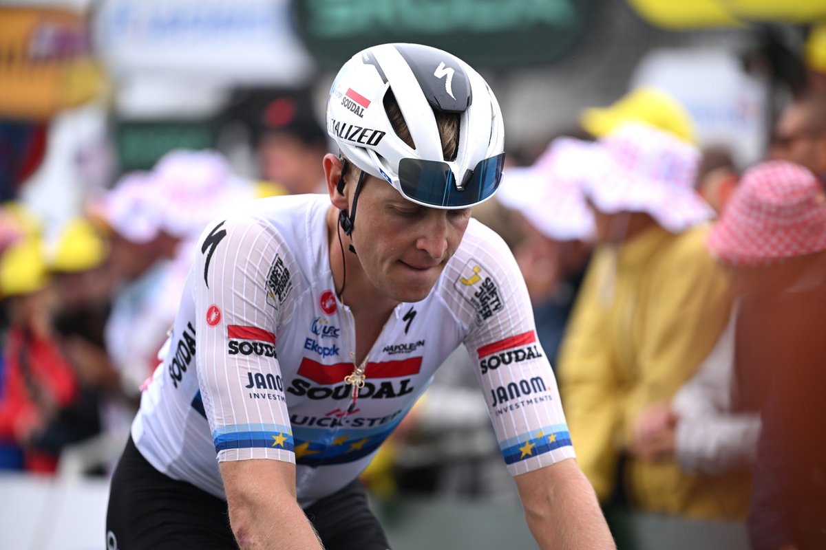 soudalquickstep's tweet image. A pity we couldn't see the best sprinter in the world in action again at the #TDF2025, but we are happy he escaped without injuries.
Photo: @GettySport