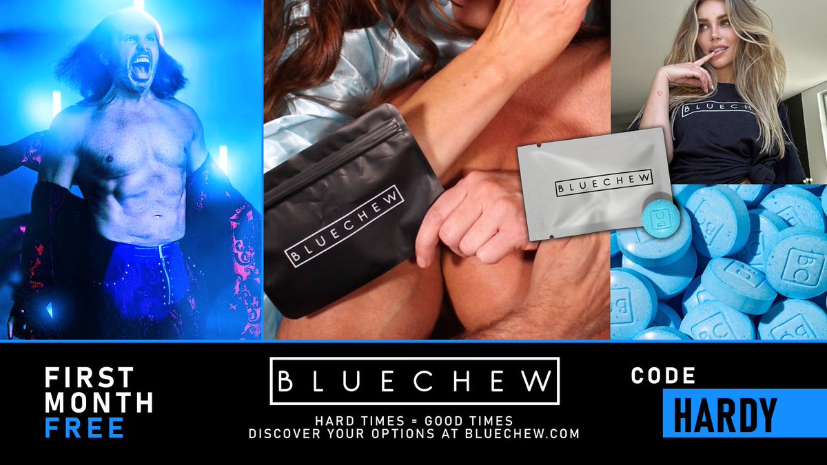 matthardypod's tweet image. Go from BROKEN to WOKEN in the bedroom with @BlueChew!
Inspire your gimmick with one chewable tablet! Go to BlueChew.com and use code HARDY for your first order free!
Just pay $5 shipping.