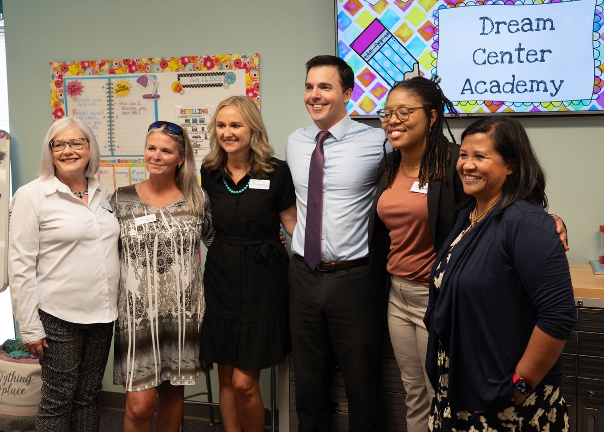 NCAGO's tweet image. Yesterday, AG @JeffJacksonNC visited Dream Center Academy in Gastonia to highlight the more than $165 million in federal education funding at stake in NC. Dream Center helps students pursue academic and professional development through critical summer and after school programs.