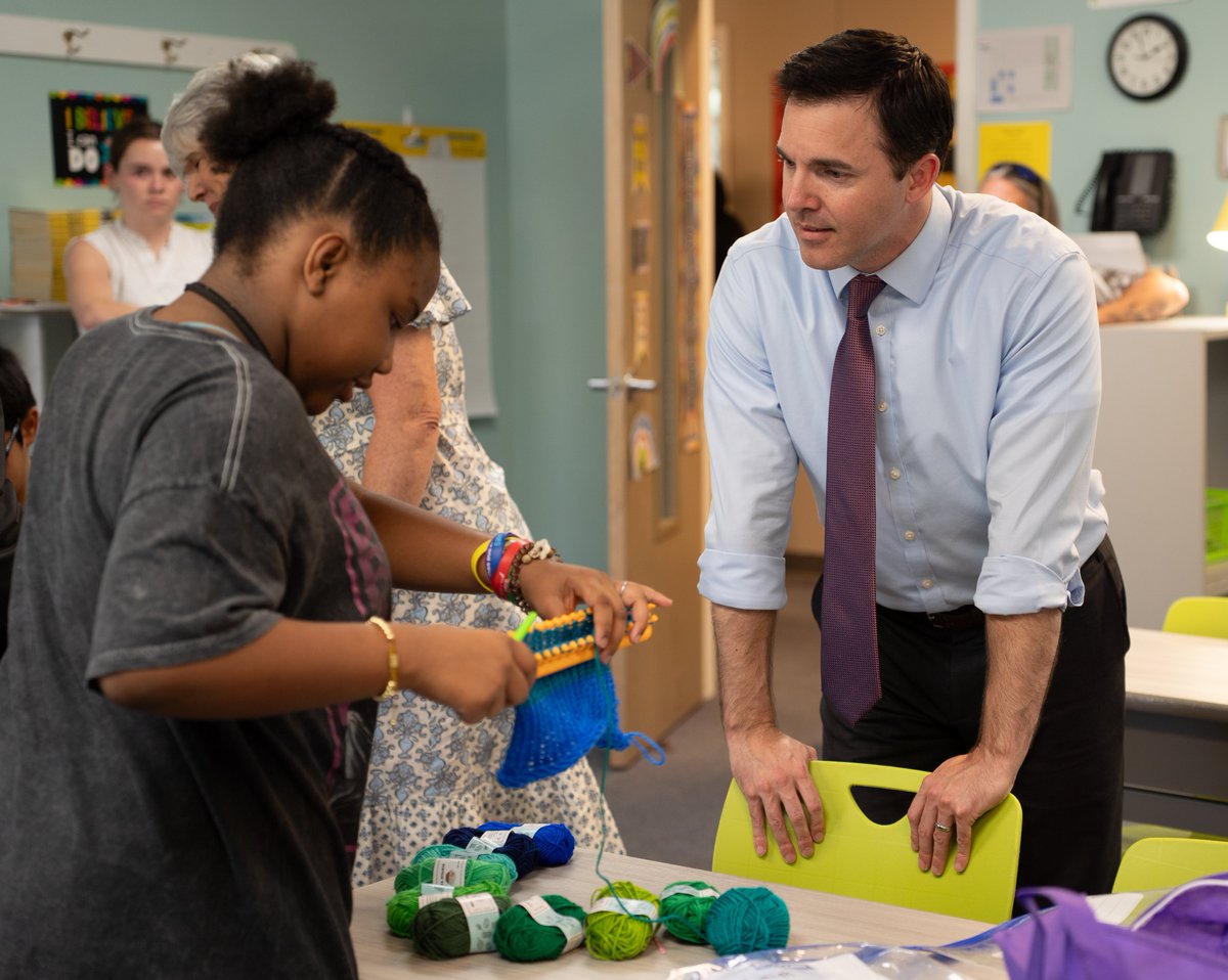 NCAGO's tweet image. Yesterday, AG @JeffJacksonNC visited Dream Center Academy in Gastonia to highlight the more than $165 million in federal education funding at stake in NC. Dream Center helps students pursue academic and professional development through critical summer and after school programs.