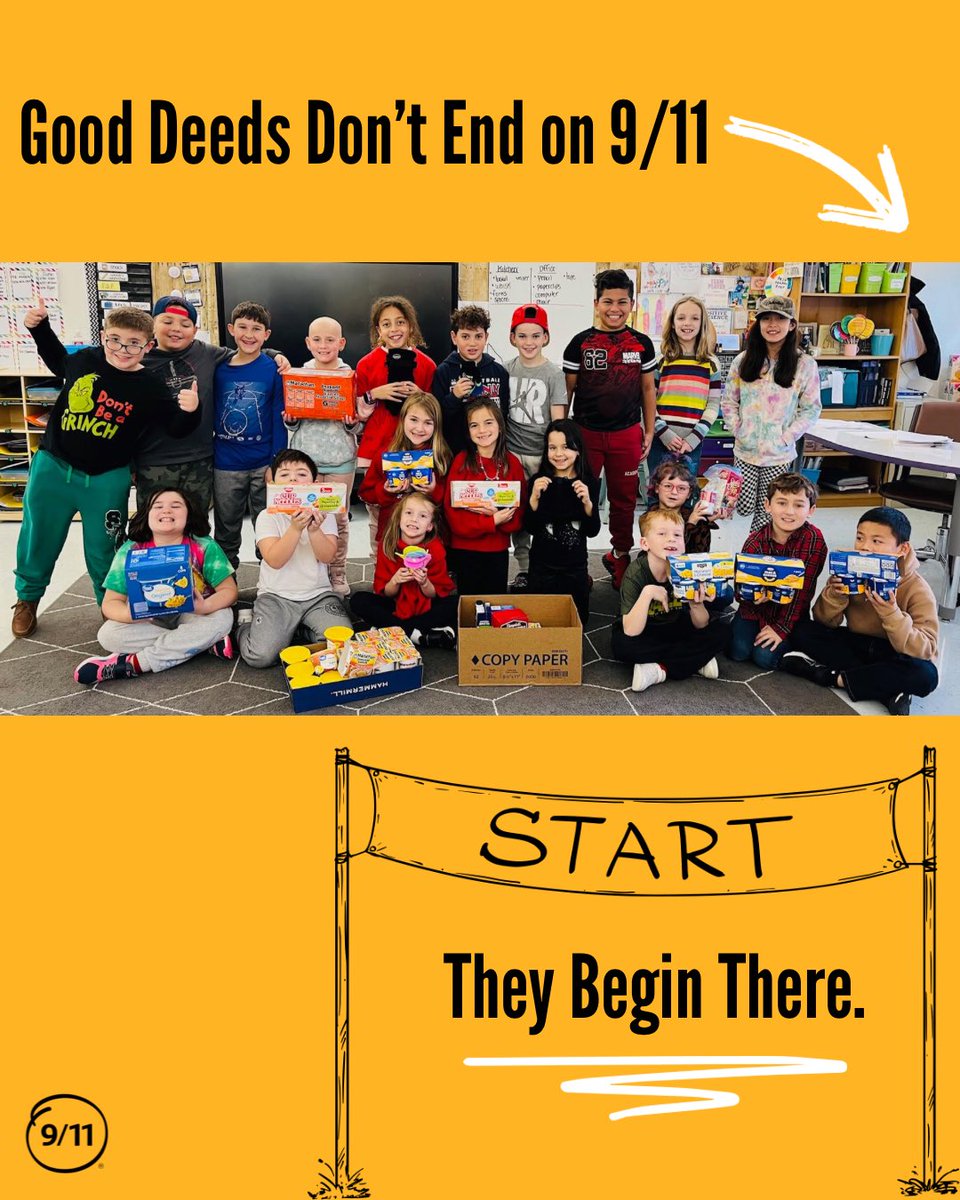 In September 2024, Middlebury Elementary’s 3rd graders pledged to help families in need. By December, they made it happen—donating food to Danbury’s Cold Weather Shelter. Proof that kindness, no matter how small, can change lives. 💙 #911Day #ServiceAllYear