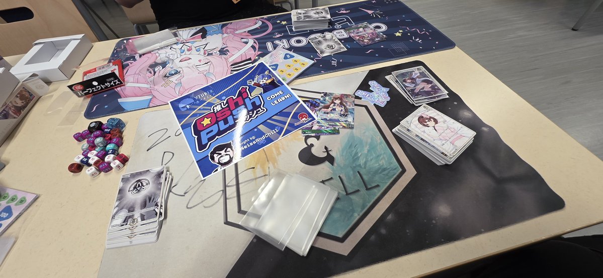 WeissAndChill's tweet image. Getting ready for demonstrating TCGs at @VtuberValhalla!!!

Will be demonstrating @hololive_OCG_EN, @OshiPushGame and @VoidWaveCEO with @vikstreak_tweak!!

Let me know if you are coming along!!