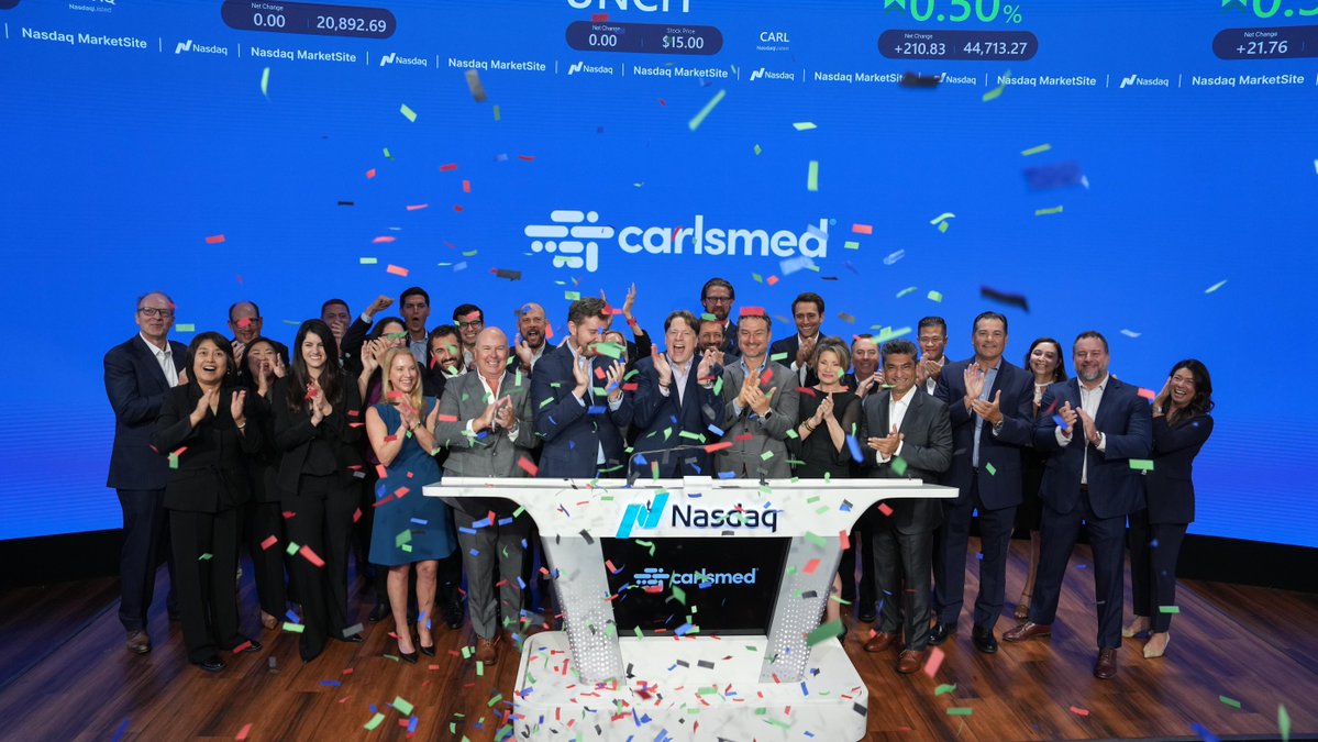 NasdaqExchange's tweet image. 🔬 Transforming spine surgery.
🩻 @carlsmed is on a mission to improve the standard of care for spine surgery, one patient at a time.
🔭 Here’s to personalized solutions for all patients, $CARL! #NasdaqListed