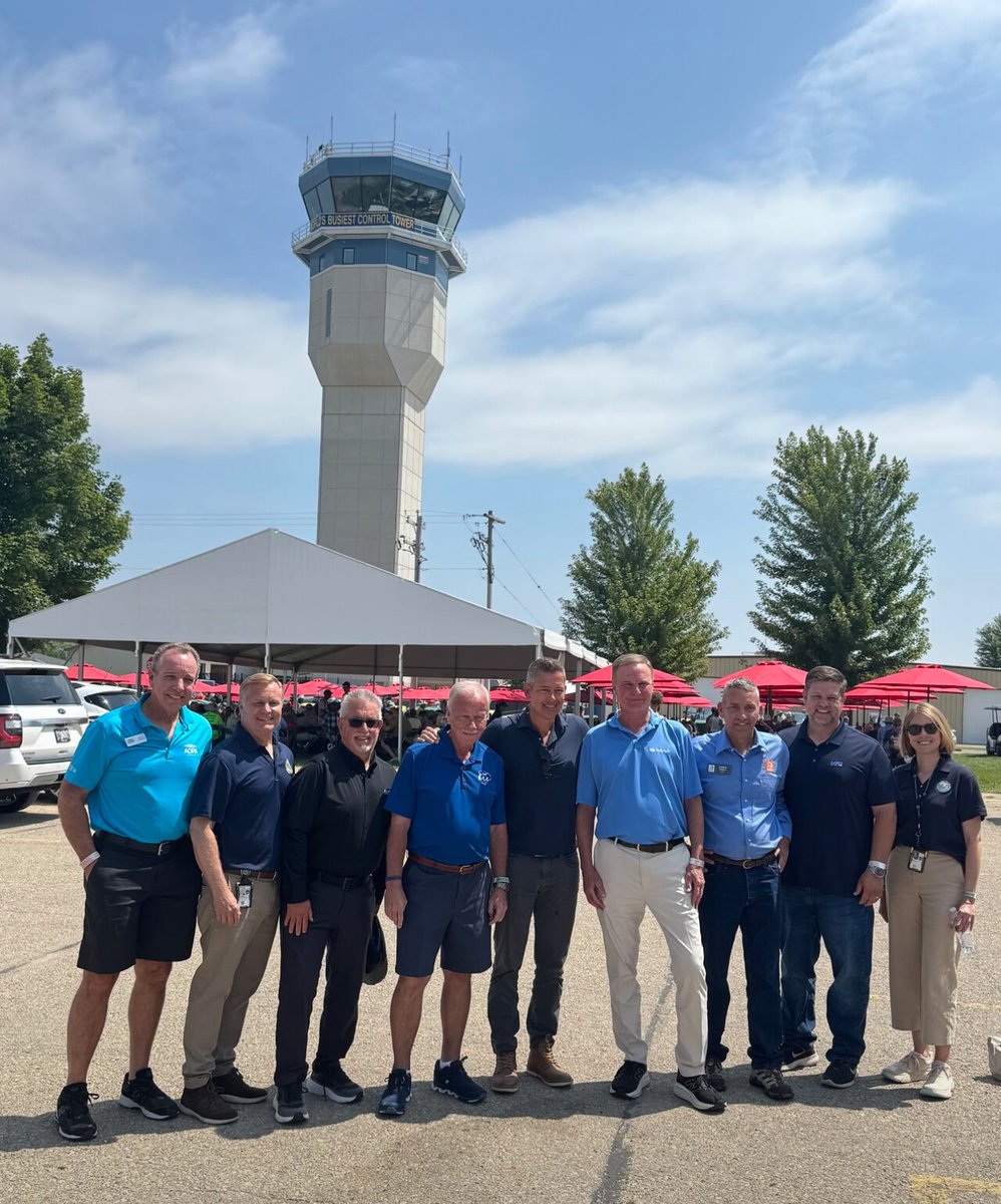 Thank you Secretary Sean Duffy for taking time at #OSH25 to meet with NATA President and CEO Curt Castagna, and other #bizav leaders to discuss the path forward for air traffic control modernization. #ModernSkies