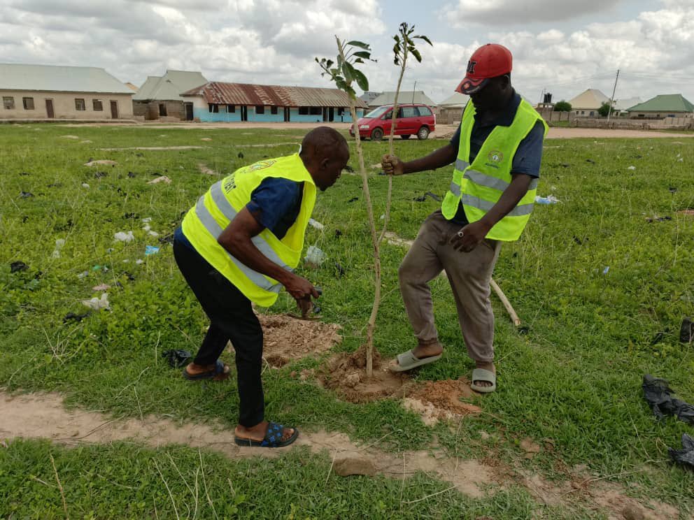 taharacollectiv's tweet photo. Alhamdulillah, with your generous support, we raised ₦2 million for the Sadaqah Jariyah Tree Planting Project, and the trees have now been planted — at mosques, cemeteries, schools, and hospitals, through our partners at the Islamic Education Trust (IET). https://t.co/aEeujiIBHr