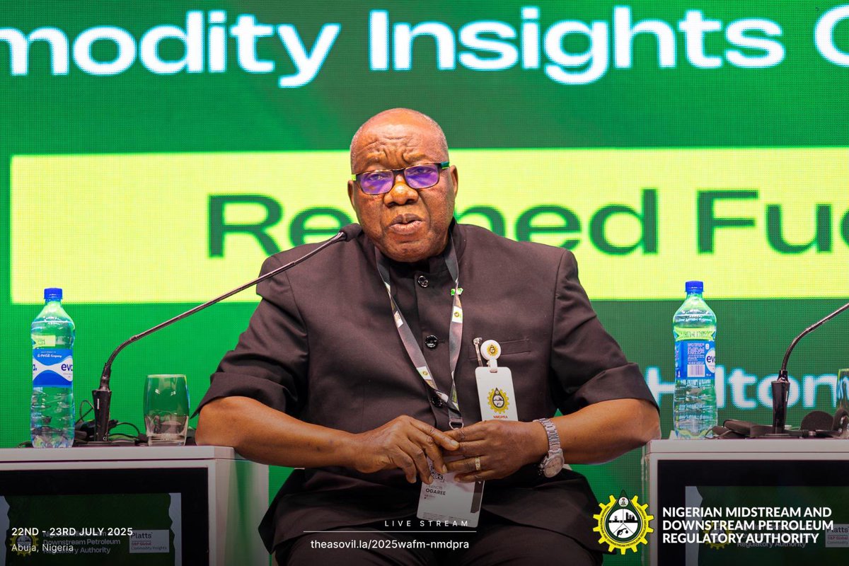 NigeriaGov's tweet image. At #WAFM2025, the panel on “Infrastructure for West African Reference Market Development” featured Anibor Kragha (ARDA), Dr. Abubakar Dantsoho (MD, NPA), Gbite Falade (MD, Aradel Holdings), and Francis Ogaree (ED-HPPITI, NMDPRA), moderated by Ademola Adigun.
Their dialogue…