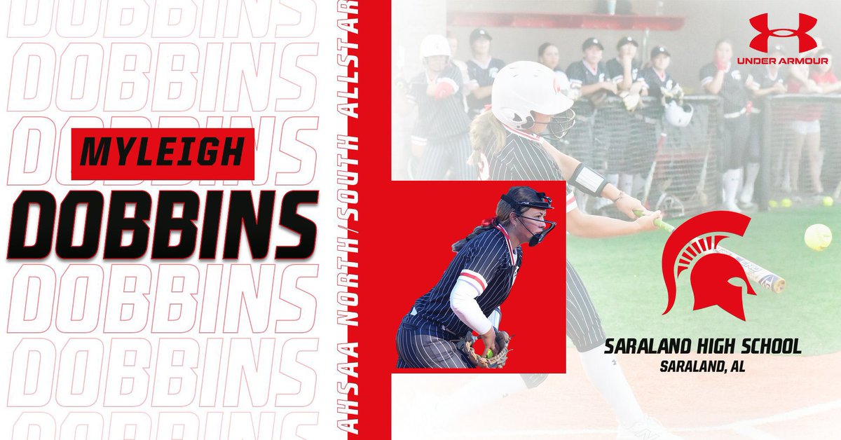 Good luck to our girl, <a href="/MG_Dobbins/">Myleigh Dobbins</a> in the North/South All-Star Game today in Montgomery! We are so proud of you for representing the Lady Spartans! 🥎❤️ #GoSpartans <a href="/SaralandSchools/">SaralandCitySchools</a> <a href="/SaralandHigh/">SHS</a>