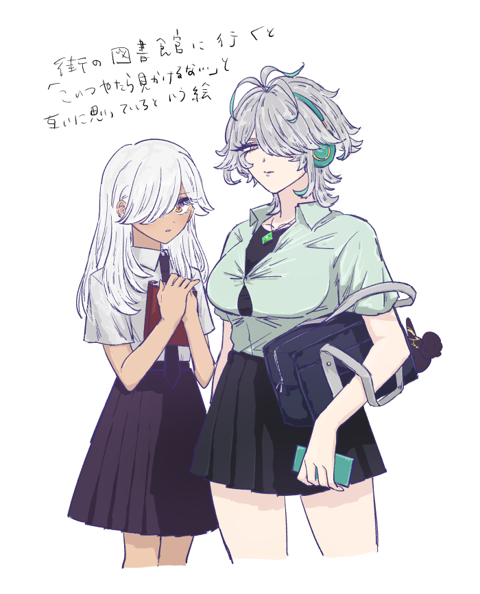 gatainonara's tweet photo. 夏の女体化（しかも現パロ） https://t.co/v5t3Zh558p