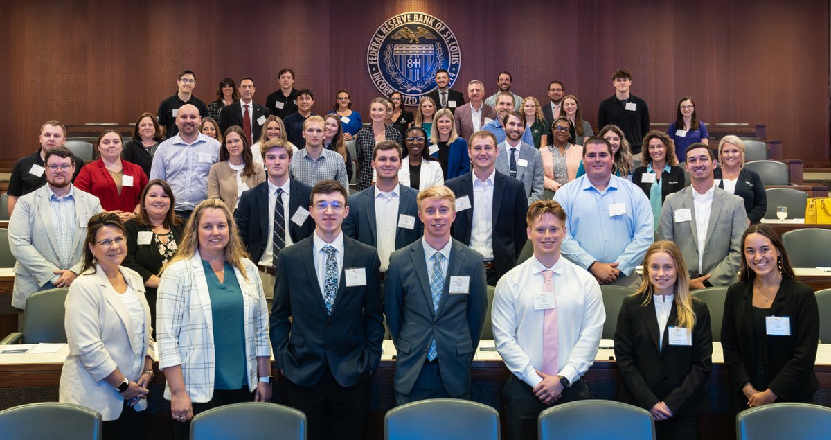 Missouri Bankers (@mobankers) on Twitter photo Our thanks to the <a href="/stlouisfed/">St. Louis Fed</a> for hosting Day at the Fed for our Next Generation in Banking members July 18. The informative sessions led by the Fed's staff provided great insight into the vast services & resources available through the Fed. #nextgen #nextgenbanking #nextgenmo Our thanks to the <a href="/stlouisfed/">St. Louis Fed</a> for hosting Day at the Fed for our Next Generation in Banking members July 18. The informative sessions led by the Fed's staff provided great insight into the vast services & resources available through the Fed. #nextgen #nextgenbanking #nextgenmo