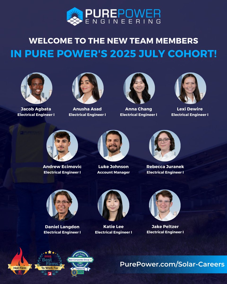 PurePowerSys's tweet image. 𝗡𝗲𝗲𝗱 𝗳𝗮𝘀𝘁𝗲𝗿 𝗽𝗲𝗿𝗺𝗶𝘁 𝗮𝗽𝗽𝗿𝗼𝘃𝗮𝗹𝘀? We’ve got the 𝗯𝗮𝗻𝗱𝘄𝗶𝗱𝘁𝗵 to do it. 𝗣𝘂𝗿𝗲 𝗣𝗼𝘄𝗲𝗿 𝗶𝘀 𝗲𝘅𝗽𝗮𝗻𝗱𝗶𝗻𝗴—𝘄𝗲𝗹𝗰𝗼𝗺𝗶𝗻𝗴 𝗼𝘂𝗿 𝗝𝘂𝗹𝘆 𝟮𝟬𝟮𝟱 𝗖𝗼𝗵𝗼𝗿𝘁 to help you get through 𝗽𝗲𝗿𝗺𝗶𝘁𝘁𝗶𝗻𝗴

These 𝗻𝗲𝘄 𝘁𝗲𝗮𝗺…