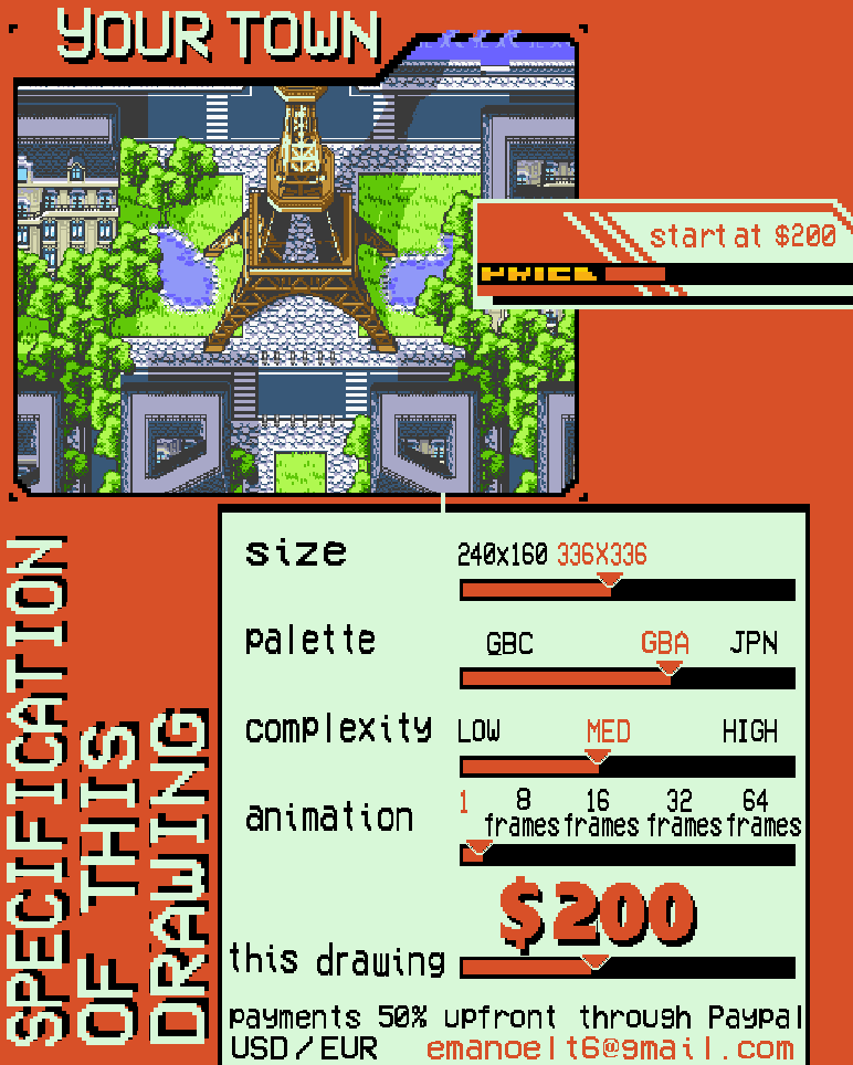 Anima_nel's tweet image. Now you 🫵 can have your favorite Pokemon city, town or route from any GEN as your wallpaper and if you want it can be part of a bigger map! Even your hometown or a place you love can become a map!
☀️and🌕!
DM me if you want to know more
#pixelart #commissionsopen #pokemon