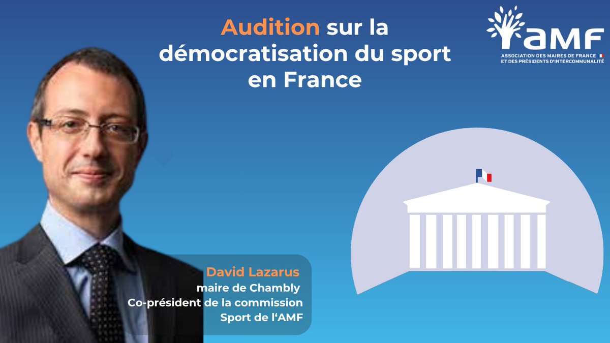 l_amf's tweet image. 🏦 [AUDITION À L&apos;ASSEMBLÉE NATIONALE]
David Lazarus a été auditionné par les députés @joelbruneau et @V_Riotton, deux des trois co-rapporteurs de la mission d’évaluation de la loi du 2 mars 2022 visant à démocratiser le sport en France.

Il a pu témoigner du fait que la…