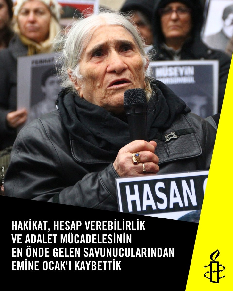 Cumartesi Anneleri’nin önde gelen isimlerinden Emine Ocak’ı kaybetmenin derin üzüntüsünü yaşıyoruz. 30 yıl boyunca oğlu Hasan Ocak için adalet ve hakikat mücadelesinden vazgeçmedi.