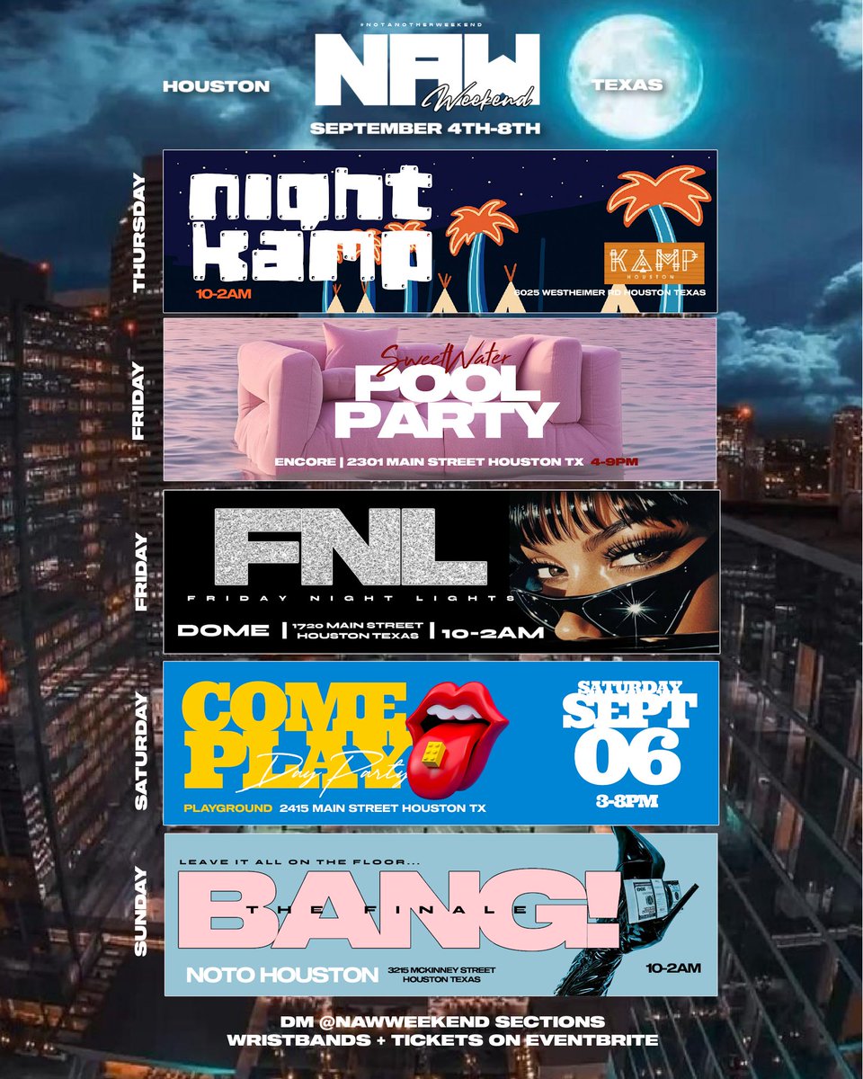 madeintywon's tweet image. sections and wristbands are now on sale! For wristbands click the link in my bio for sections DM📲 #NAWWeekend #NAW