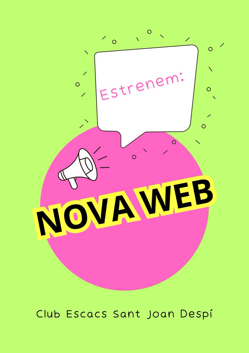 NOVA WEB!!!!!
🔗bit.ly/4o6Ji1m
És bó canviar d'aires👌