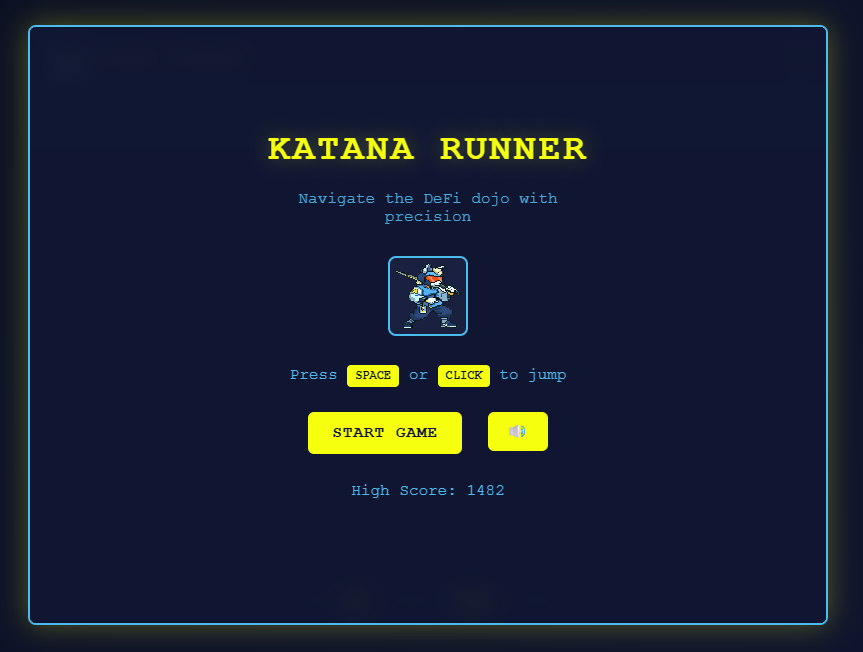 UPDATE! 

New version of Katana Runner just pushed

- Reduced score pop up to every 500 instead of 100 and increased fade by 2x

- Added arrow keys to allow jumping

- Added Mute button to mainmenu

Going to run a competition for this soon! 
👇
Top 3 RECORDED scores (details