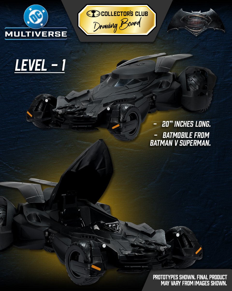 mcfarlanetoys's tweet image. The McFarlane Toys Store Collector's Club Drawing Board crowdfund #4 is LIVE NOW! Click HERE to support the project ➡️ bit.ly/McFarlane-Toys…
#McFarlaneToys #BVS #JusticeLeague #Batmobile #Batman #Superman #WonderWoman #DCComics #DrawingBoard #McFarlaneToysStore #Crowdfund
