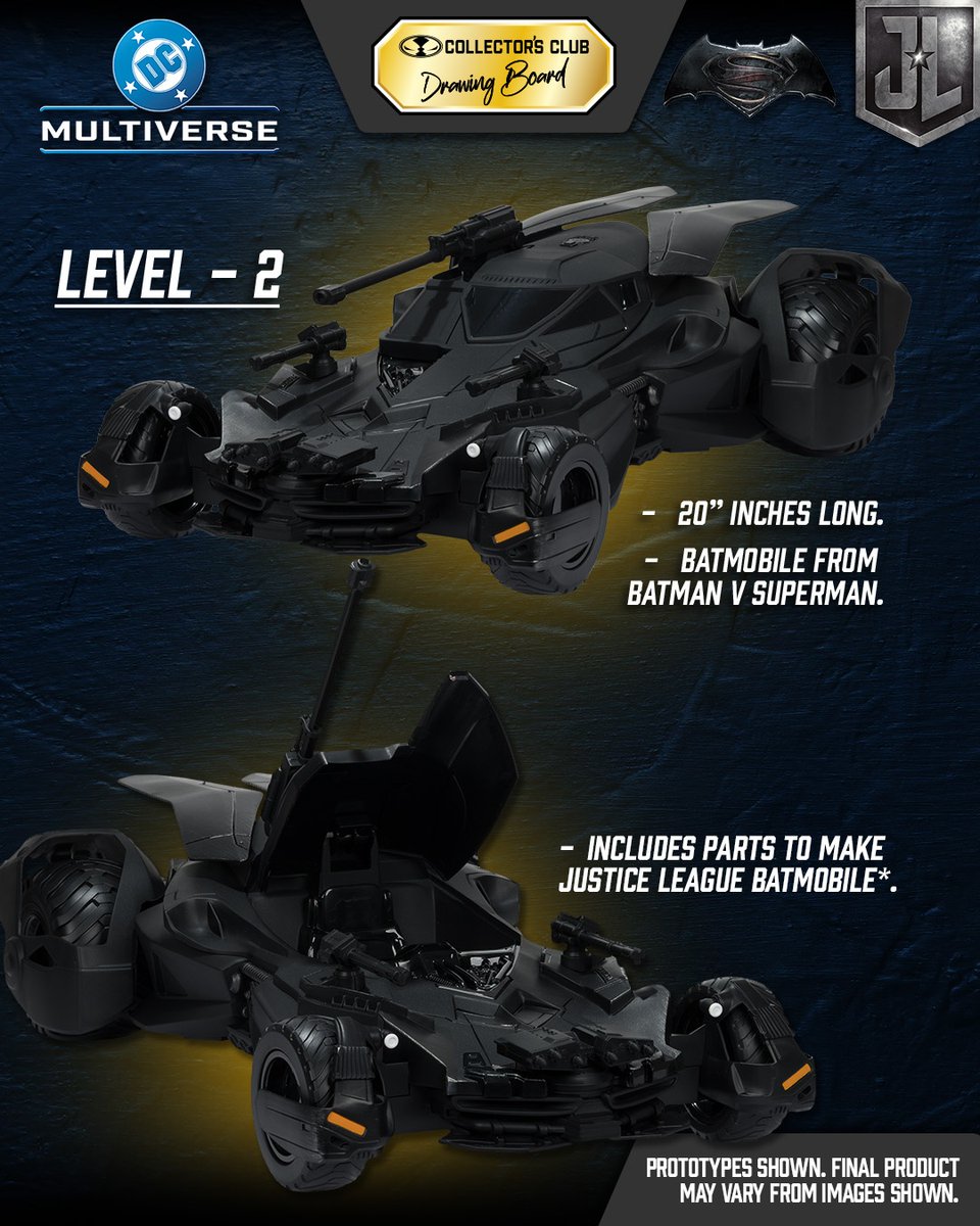 mcfarlanetoys's tweet image. The McFarlane Toys Store Collector's Club Drawing Board crowdfund #4 is LIVE NOW! Click HERE to support the project ➡️ bit.ly/McFarlane-Toys…
#McFarlaneToys #BVS #JusticeLeague #Batmobile #Batman #Superman #WonderWoman #DCComics #DrawingBoard #McFarlaneToysStore #Crowdfund