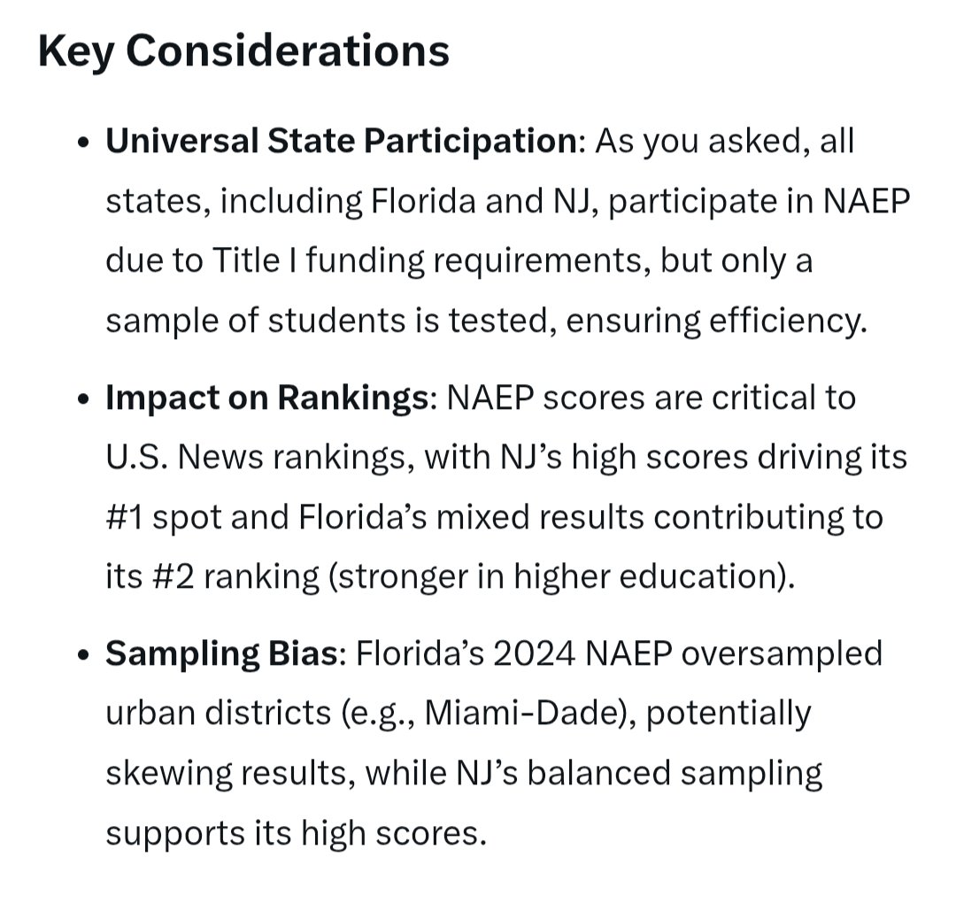 Oldglorycries's tweet image. The "nation's report card" drives much of the US News & World Report education rankings.
Check this out.